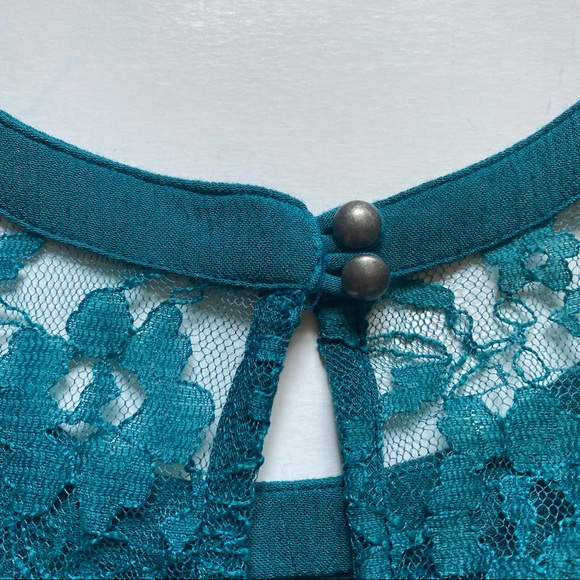 Patrons of Peace Ombré + Lace Tank Top Size M - Picture 7 of 8